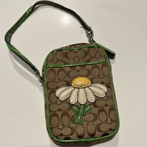 Vintage Coach Daisy Wristlet